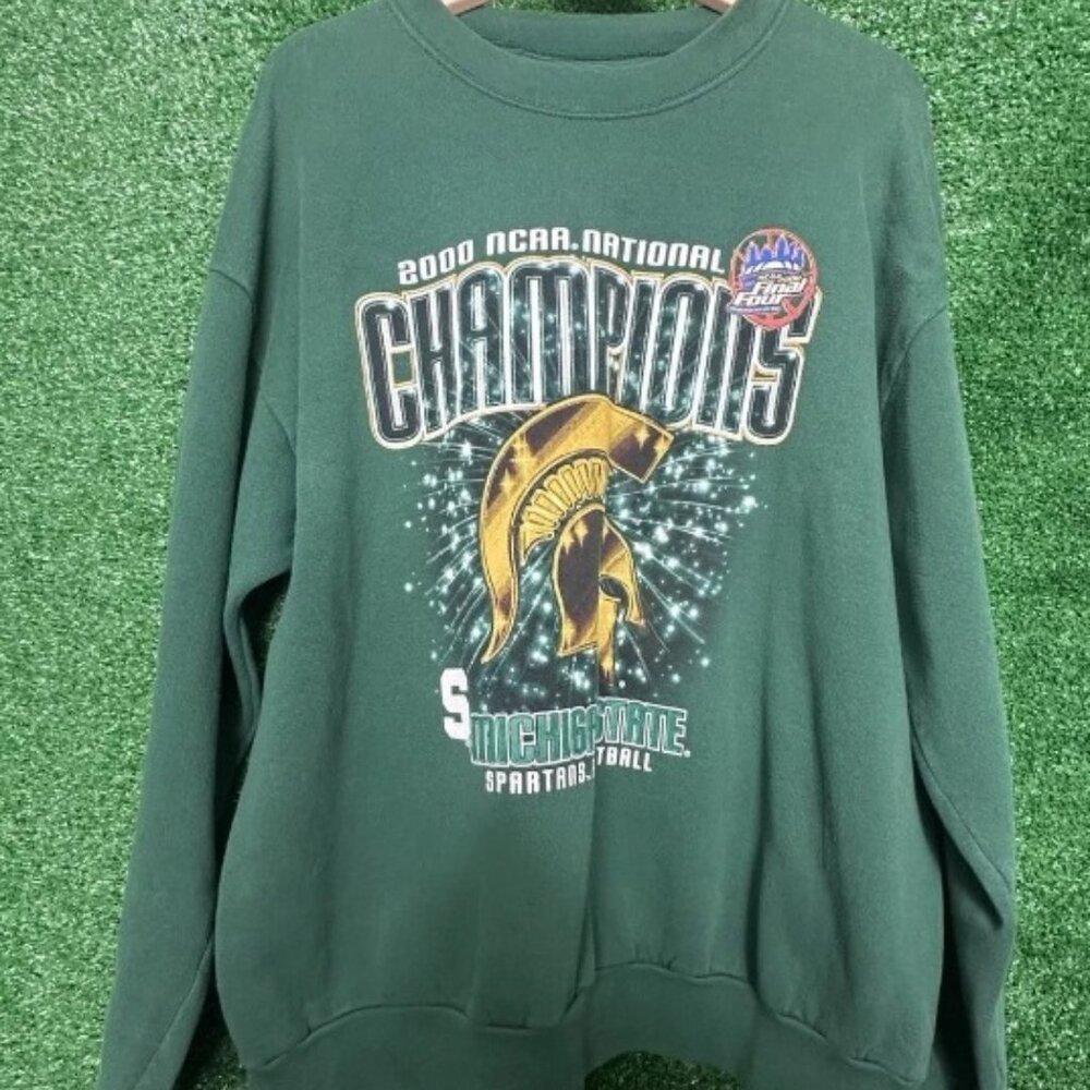 2000 Michigan State Spartans Basketball Championship Sweatshirt